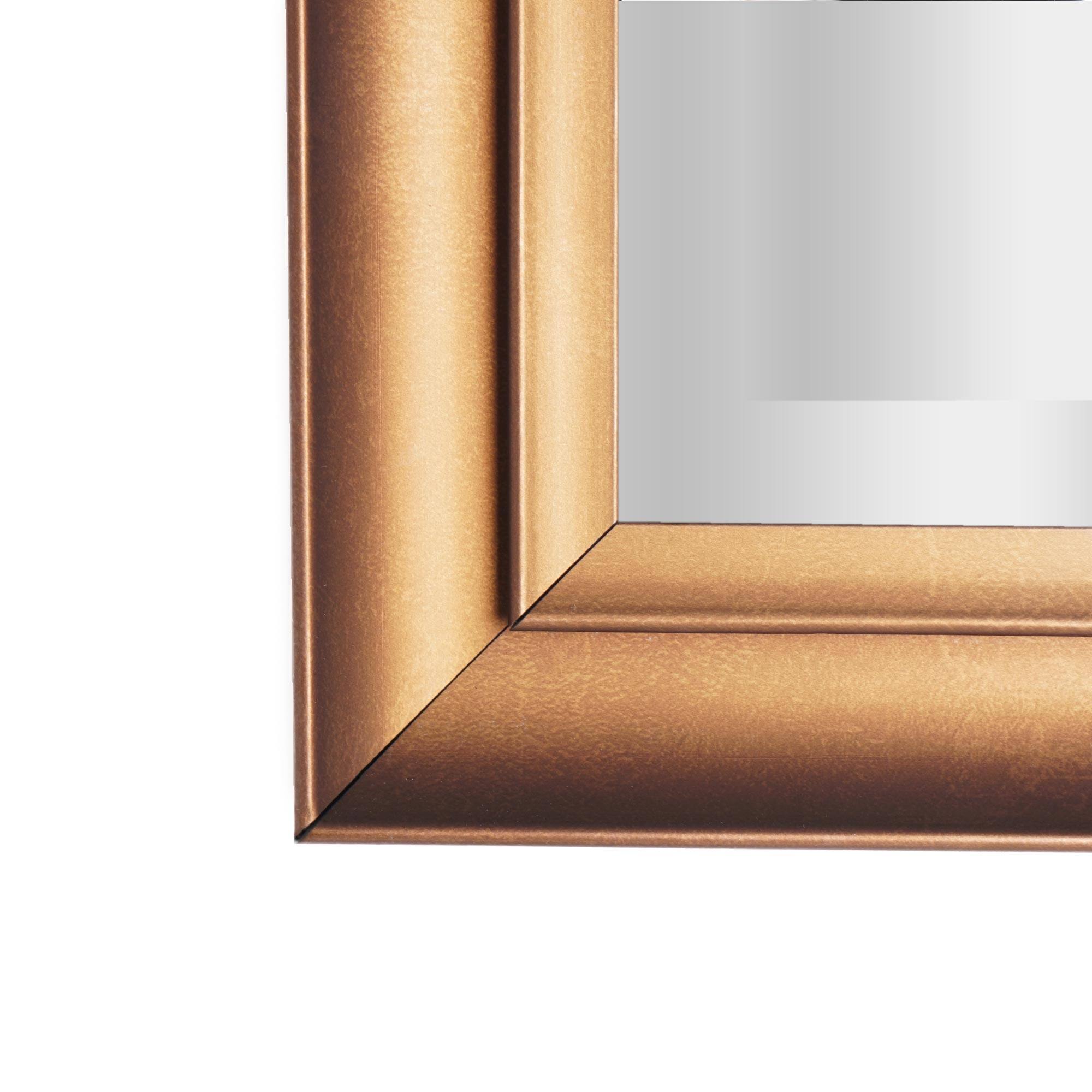 Antique Gold Classic Frame Rectangular Beveled Wall Mirror - 26" x 32"